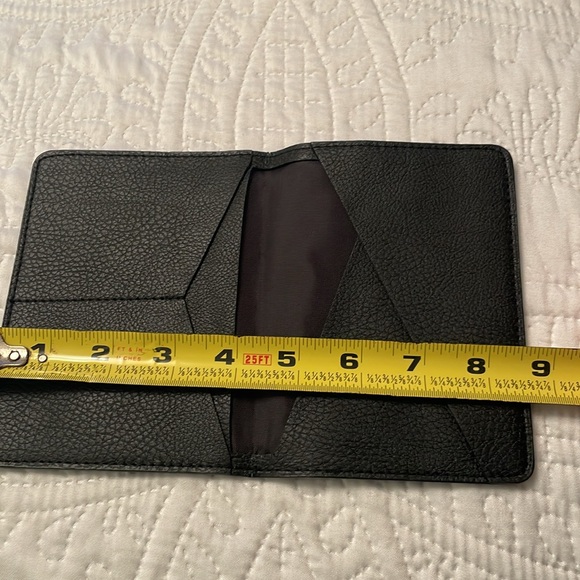 GARTNER Studio PASSPORT Holder Black Looks Like Leather Excellent Condition - Picture 9 of 9